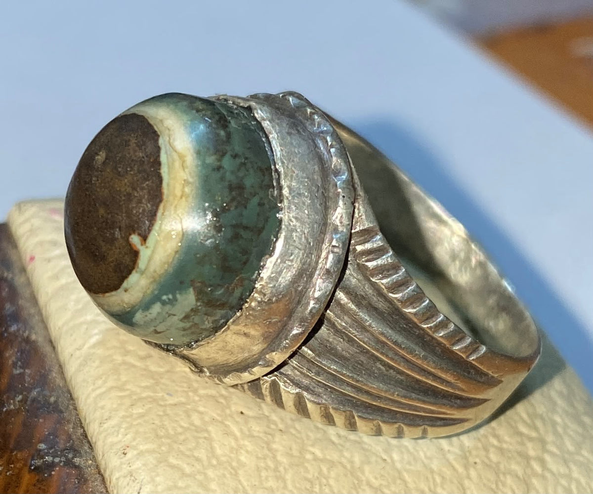 vintage Yemeni Agate Aqeeq Mens Ring 925 Sterling Silver Natural middle eastern jewelry